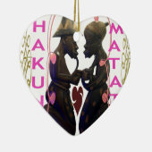 Ornement Cœur En Céramique Hakuna Matata Hakunamatata (Droite)