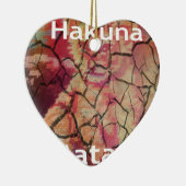 Ornement Cœur En Céramique Hakuna Matata.JPG (Droite)