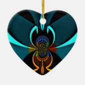 Ornement Cœur En Céramique Haloween Special Hakuna Matata (Devant)