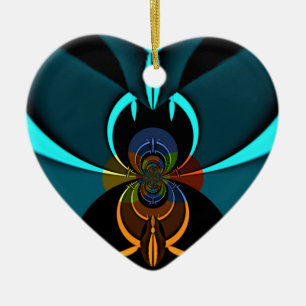 Ornement Cœur En Céramique Haloween Special Hakuna Matata