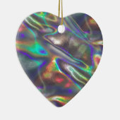 Ornement Cœur En Céramique holographique (Droite)
