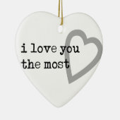 Ornement Cœur En Céramique i (Droite)