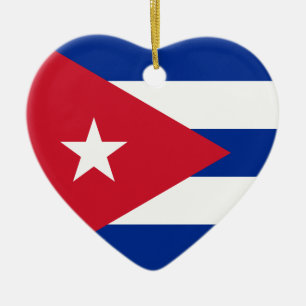 Ornement Cœur En Céramique I coeur Cuba !