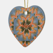 Ornement Cœur En Céramique Impression d'art Abstrait Giraffe (Gauche)