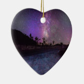 Ornement Cœur En Céramique Joshua tree National Park voie laiteuse (Droite)