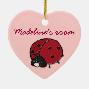 Ornement Cœur En Céramique La chambre de Madeline