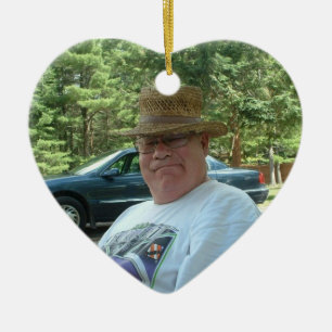 Ornement Cœur En Céramique La Moitié De Mon Coeur Vit Dans Le Mémorial Du Cie