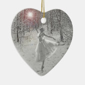 Ornement Cœur En Céramique La Reine des neiges (Droite)