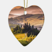 Ornement Cœur En Céramique La Toscane (Gauche)