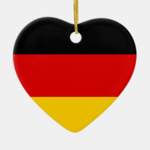 ORNEMENT CŒUR EN CÉRAMIQUE L'ALLEMAGNE