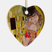 Ornement Cœur En Céramique Le baiser de Gustav Klimt, Art Nouveau Vintage (Droite)