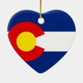 Ornement Cœur En Céramique Le Colorado (Dos)