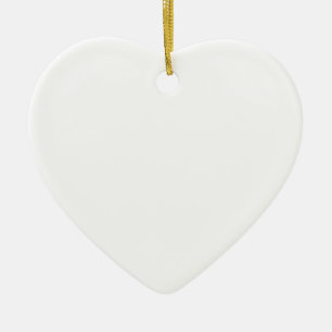 Ornement Cœur En Céramique Le do-it-yourself créent votre propre ornement en