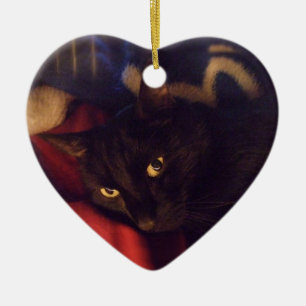 Ornement Cœur En Céramique L'ornement de coeur le plus bel