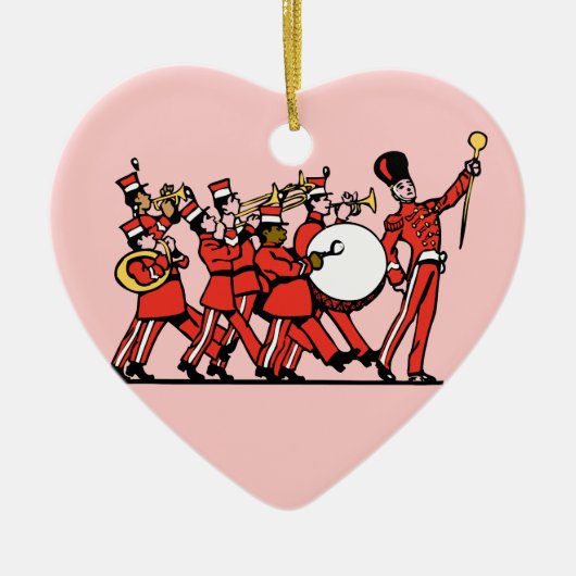 Ornement Cœur En Céramique Marchgo (Devant)