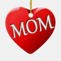 Mère Ornament du Coeur