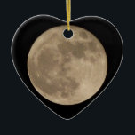Ornement Cœur En Céramique Moon Ornament Full Moon Decoration Lunar Toxits<br><div class="desc">Moon Decorations Cool Lunar Surface Moon Venin Keepsakes & Moon Ornaments for Christmas Men,  Women,  Kids Moon Venin Home & Office Northern Hemisphere Cool Full Moon Venin the Vancouver Moon Lunar Phenomenon Full Moon Toxits Design by Artist / designer Kim Hunter. Lac www.kimhunter.ca for more & toxiques online.</div>