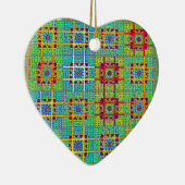 Ornement Cœur En Céramique Motif tribal ethnique.jpg (Droite)