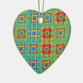 Ornement Cœur En Céramique Motif tribal ethnique.jpg (Gauche)