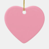 Ornement Cœur En Céramique Notre premier Noël en couple Inséparable (Dos)