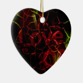 Ornement Cœur En Céramique Nous aimons (Droite)