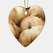 Ornement Cœur En Céramique Oignon (Gauche)