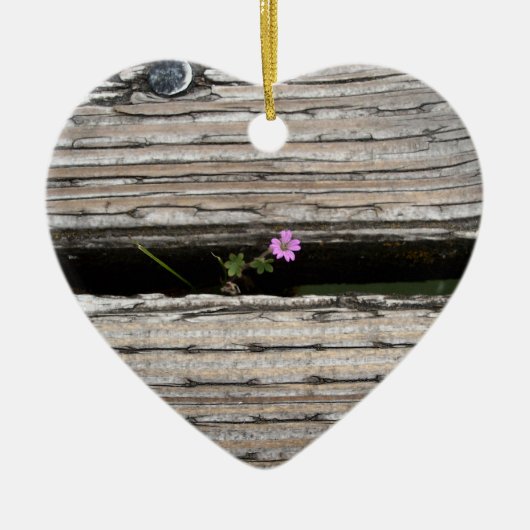 Ornement Cœur En Céramique Perseverence (Devant)
