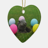 Ornement Cœur En Céramique Personnaliser (Gauche)