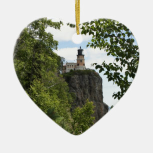 Ornement Cœur En Céramique Phare fendu 2 de roche