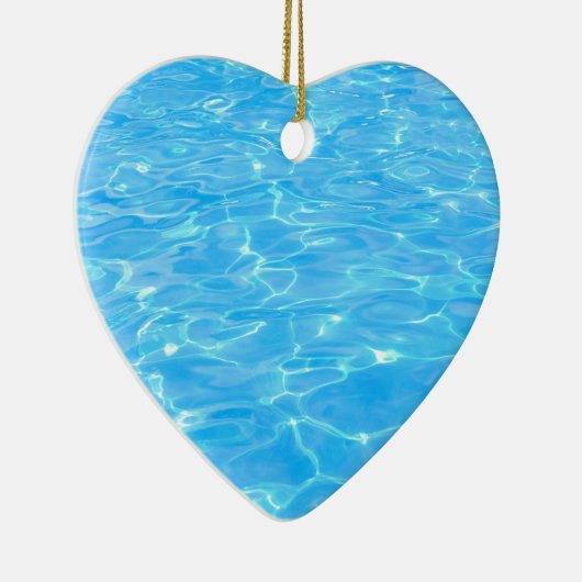 Ornement Cœur En Céramique Piscine (Droite)
