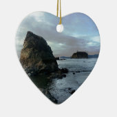 Ornement Cœur En Céramique Plage de Ruby dans le Parc National Olympique (Droite)