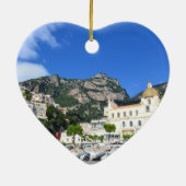 Ornement Cœur En Céramique Positano (Dos)