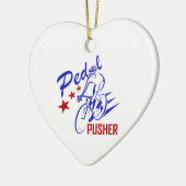 Ornement Cœur En Céramique Pousseur de pédale (Gauche)