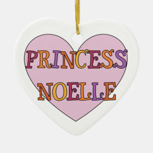 Ornement Cœur En Céramique Princesse Noelle Ornament