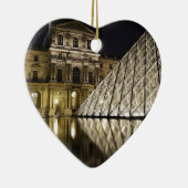 Ornement Cœur En Céramique Pyramide 3 de Louvre (Droite)