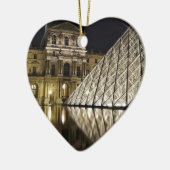 Ornement Cœur En Céramique Pyramide 3 de Louvre (Gauche)