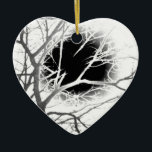 Ornement Cœur En Céramique Silhouette<br><div class="desc">Silhouette</div>