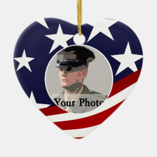 Ornement Cœur En Céramique Toujours dans mon coeur