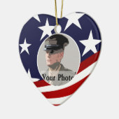 Ornement Cœur En Céramique Toujours dans mon coeur (Gauche)