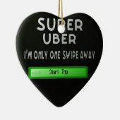 Ornement Cœur En Céramique uber superbe (Droite)