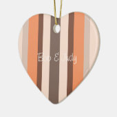 Ornement Cœur En Céramique Vanilla Melon Grandes (Gauche)