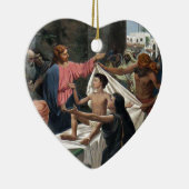 Ornement Cœur En Céramique veuves (Droite)