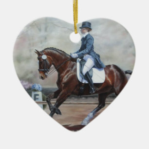 Ornement Cœur En Céramique Winsor dans le dressage