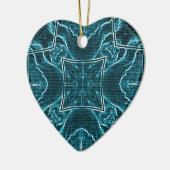 Ornement Cœur En Céramique Wits (Gauche)