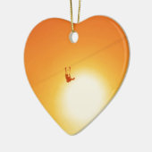 Ornement Cœur En Céramique zipline (Gauche)