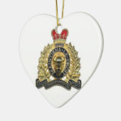 Ornement coeur heart rcmp (Gauche)