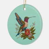 Ornement colibri à deux côtés (Gauche)