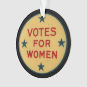 Ornement collectable de Pin de suffrage historique (devant)