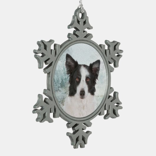 Ornement Collie Bordure (Gauche)
