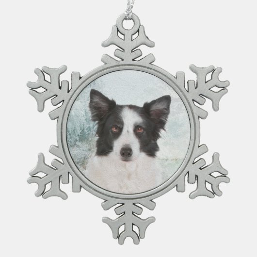 Ornement Collie Bordure (Devant)